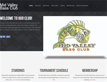 Tablet Screenshot of midvalleybassclub.com
